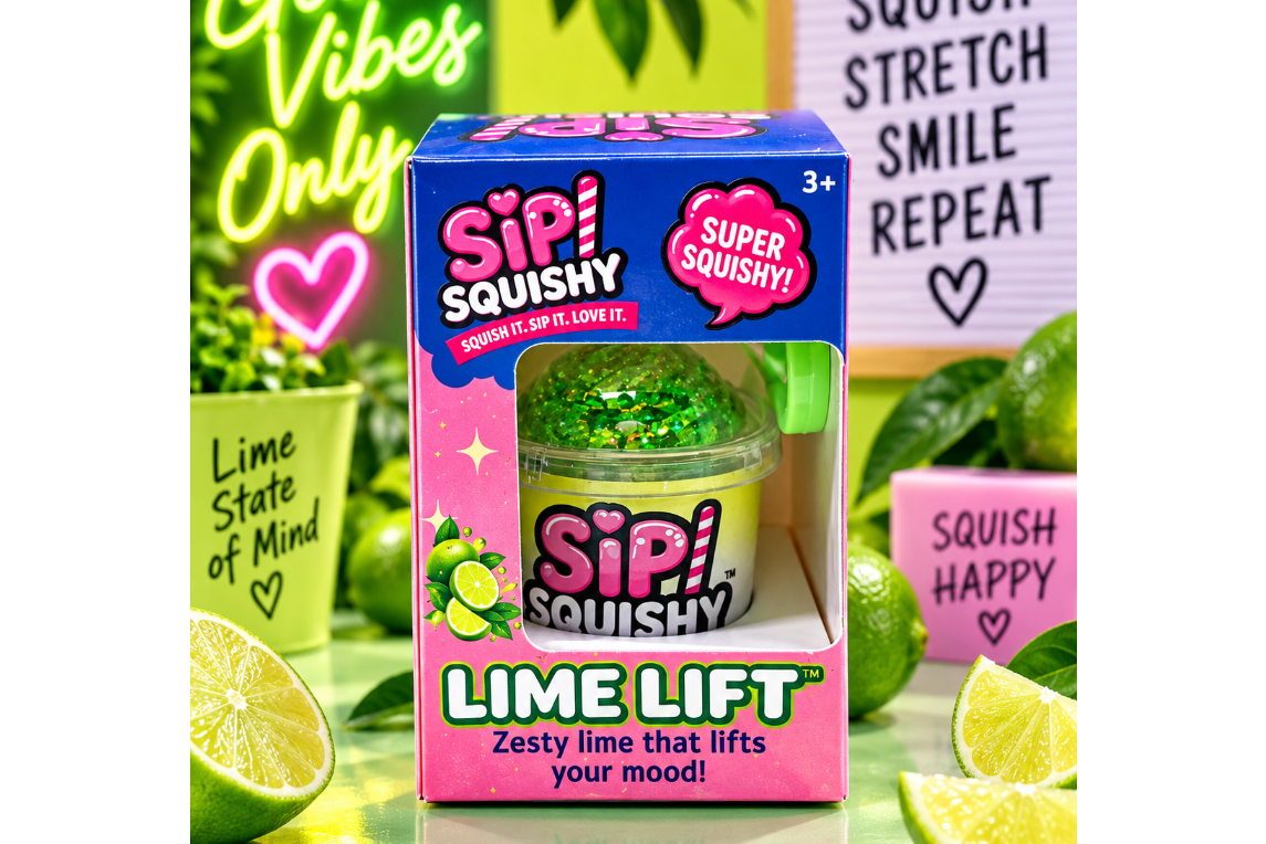 Lime Lift Sip Squishy